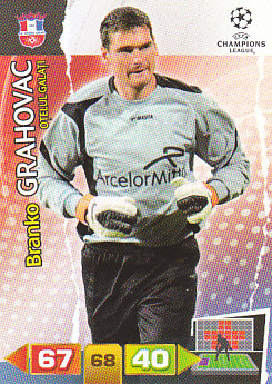 Branko Grahovac FC Otelul Galati 2011/12 Panini Adrenalyn XL CL #203